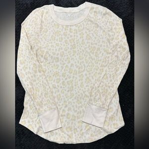 Gap Long Sleeve Leopard Tee